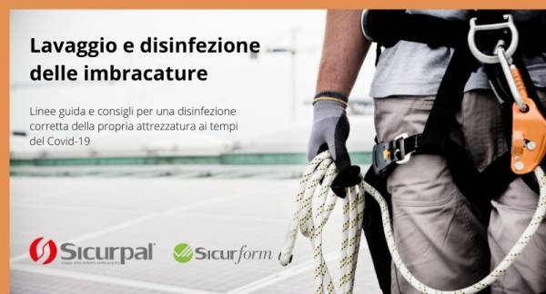Disinfezione DPI e imbracature