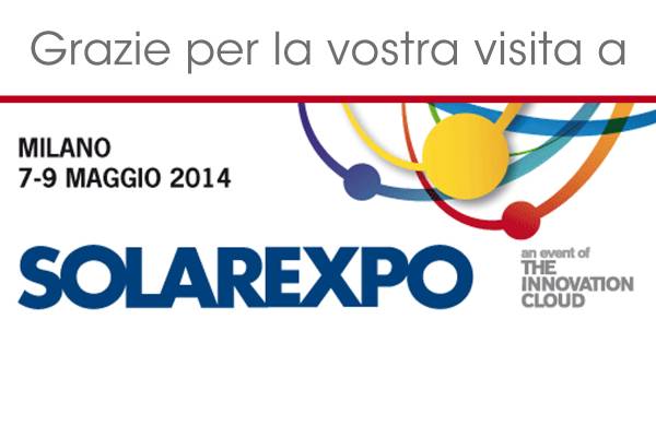 Ai visitatori del SOLAREXPO